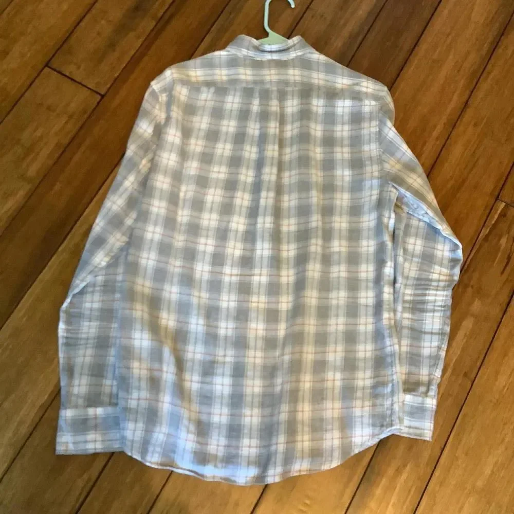 J. Crew Stylish Brushed Twill Slim Fit Plaid‎ Button-Up Shirt